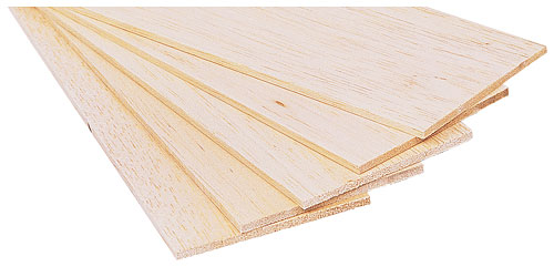 Balsa Sheet 1000x100x1.5mm - Click Image to Close